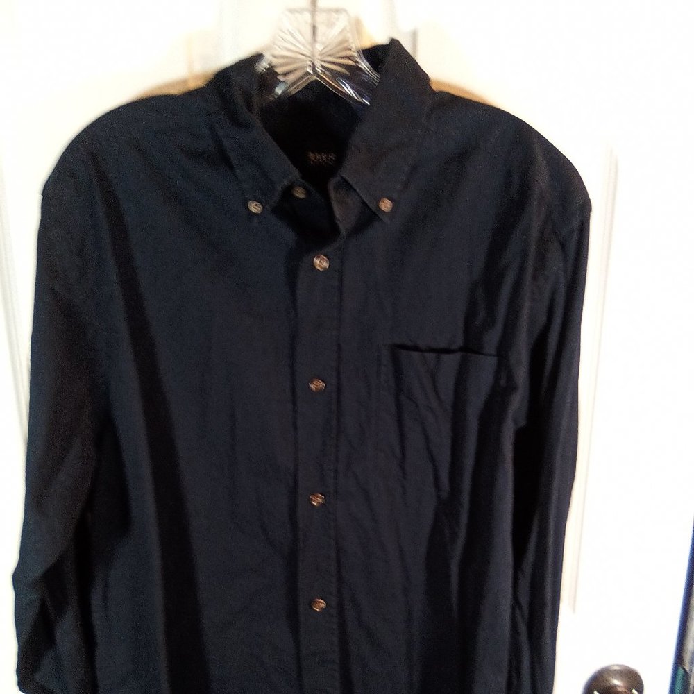 Navy Blue Button Down